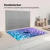 KitchenYeah© Herdabdeckplatte Violette Geometrie in Form Produktbild-Vorschau 3