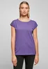 Build Your Brand Kurzarm-T-Shirt für Frauen Uapha lila S Produktbild-Vorschau 2