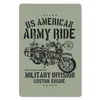 MuchoWow® Mauspad Mousepad Mancave - Motorrad - Armee - Produktbild-Vorschau 1
