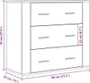 vidaXL Artisan dubový príborník 80x33x70 cm materiál na Náhľad obrázku produktu 8