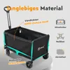 Bollerwagen klappbar 120L – Faltbarer Transportwagen bis Produktbild-Vorschau 5