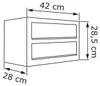 Briefkastenanlage Cube for Four in Edelstahl Produktbild-Vorschau 5