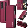 Etui magnétique en cuir pour Samsung Galaxy Z Fold3 5G, Voir les images du produit 1