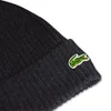 Lacoste - Lacoste Uni-Mütze grau, gerippte Wolle Produktbild-Vorschau 3