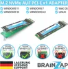 BRAINZAP M.2 M2 NVMe SSD zu PCI-E PCI-Express PCIe x1 Produktbild-Vorschau 3