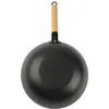 Gusseisen wok pfanne Ludmiła 30cm Holzgriff Bratpfanne GAS Produktbild-Vorschau 3