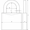 ABUS Vorhangschloss TITALIUM 64TI Verschiedenschließend 20 Produktbild-Vorschau 5