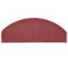 vidaXL Koberčeky 15 ks 65x24x4 cm Bordeaux polkruhové veľké Náhľad obrázku produktu 5