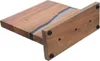A wooden knife block with a resin inlay, viewed from a low angle. Podgląd zdjęcia produktu
