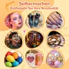 Bledras Glitzer Tattoo Set Kinder, 6 Farben Tattoo Stifte, Produktbild-Vorschau 3