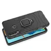 A black phone case with a ring kickstand is shown on a white background. Produktbild-Vorschau