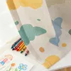 2 gordijnen, linnenlook, kleurrijk wolkenmotief, Productafbeelding-voorbeeld 5