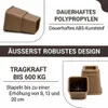 JustValue Möbelerhöher Set Braun – 8/13/20 cm – Max. 600 kg Produktbild-Vorschau 3