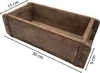 Holzkiste im Vintage-Design, Ziegelform, 30 x 9 x 15 cm Produktbild-Vorschau 8
