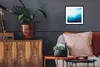 MuchoWow® Gerahmtes Poster Blau - Meer - Abstrakt - Farbe Produktbild-Vorschau 3