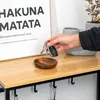 Konzolový stolík eluno z matného čierneho kovu s 1 drevenou Náhľad obrázku produktu 6