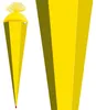 ROTH zaino per la scuola con chiusura 850 mm giallo 6 lati Anteprima dell’immagine prodotto 6