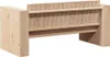 vidaXL Garten-Sofa Braun 134 x 60 x 62 cm Massives Produktbild-Vorschau 6