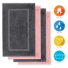 Lavea® 4er Set Badematte 50x80 cm, Badezimmerteppich 100% Produktbild-Vorschau 2