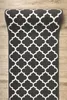 TAPIS DE COULOIR BCF MORAD Trelis Treillis marocain gris / Voir les images du produit 3