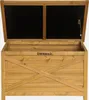 Cassapanca in legno di abete 80cm, Marrone naturale Anteprima dell’immagine prodotto 2
