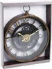 Industrielle Wanduhr 26,5 cm mit schwarzen Zahnrädern Produktbild-Vorschau 9