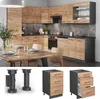 Küchenunterschrank Vicco Fame-Line Goldkraft Eiche 50 cm Produktbild-Vorschau 4