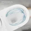LuxeBath Spülrandloses Hänge-WC mit Nano Beschichtung, Weiß Produktbild-Vorschau 5