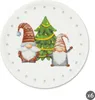 Excelsa Set Von 6 Panettone-Tellern Gnomo Friends Porzellan Produktbild-Vorschau 1