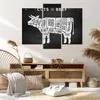 Bild auf Leinwand - Leinwandbild - Kuh Rindfleisch Kochen Produktbild-Vorschau 7