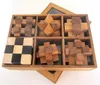 Puzzle hry v sadě - 6 dřevěných puzzle v dárkové krabičce Náhled obrázku produktu 2