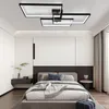 ZMH LED Deckenleuchte Schwarz Dimmbar mit Fernbedienung Produktbild-Vorschau 2