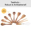 Hanseküche Küchenhelfer-Set aus Holz - Grillzange, Produktbild-Vorschau 3