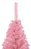 vidaXL Sztuczna pół choinka ze stojakiem Różowa 150 cm PVC Podgląd zdjęcia produktu 5
