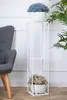 Howhomely Sgabello per fiori in metallo bianco 100 cm - Anteprima dell’immagine prodotto 4