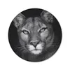 MuchoWow® Mauspad Mousepad Tierprofil Puma in schwarz und Produktbild-Vorschau 1