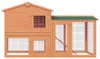 vidaXL Kaninchenstall Groß Holz Produktbild-Vorschau 2