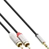 InLine® Slim Audio Kabel 3,5mm Klinke auf 2x Cinch, 2m Produktbild-Vorschau 3