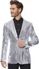 SuitMeister Glitzerjacke silber Größe: L Produktbild-Vorschau 1