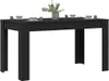 vidaXL Esstisch Schwarze Eiche 140 x 74,5 x 76 cm Produktbild-Vorschau 3