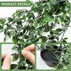 3 Stück Hängepflanze Künstlich mit Topf,55-85 cm Produktbild-Vorschau 3
