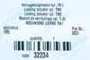 A label with product information and a barcode. Produktbild-Vorschau