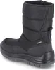A black winter boot is shown from a rear-side angle against a white background. Voir les images du produit