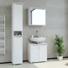 Badmöbel-Set Vicco Ruben Weiß 3 Teile, mit Hochschrank, Produktbild-Vorschau 4