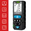 A digital laser distance meter with various measurement icons on a red background. Anteprima dell’immagine prodotto