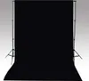 vidaXL Fotohintergrund ohne Ständer Baumwolle Schwarz Produktbild-Vorschau 3