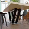 MetaloPro V-Frame Tischgestell, Stabile Metall Tischbeine Produktbild-Vorschau 7