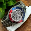 Holzwerk DEMMIN Herren Automatik Handaufzug Holz Uhr, grau, Produktbild-Vorschau 3