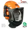 KWF Oregon Forsthelm Forstschutzhelm WAIPOUA 53-62 cm Gesichtsschutz Gehörschutz Schutzhelm Wald 562413 191542 5400182979869 Schnittschutzhelm online kaufen Produktbild-Vorschau