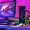 RGB Kopfhörerhalter Kopfhörerständer Kopfhörer Ständer LED Produktbild-Vorschau 6